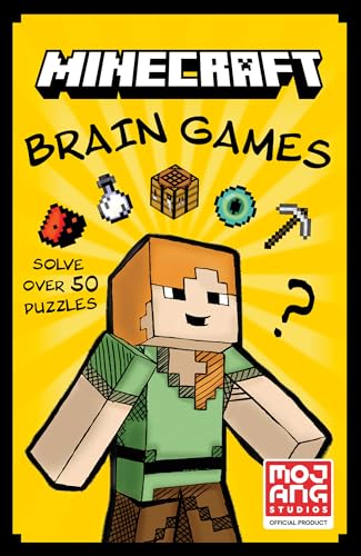 Minecraft Brain Games: An official illustrated Minecraft children’s puzzle book – perfect for kids into video games aged 7, 8, 9, 10 and 11 – new for 2025!