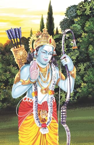 Sunderkand by Goswami Tulsidas in Hindi, English & Sanskrit Language (Deluxe Hardbound edition with silk fabric),Lord Hanuman,Spirituality,Indian Mythology,Gift book,Worship & Devotion