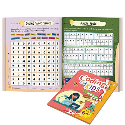Introduction to Coding for Kids - Brain Activity Book for Kids - Age 6+ - Brain Boosting Activities - Early Learning - Activities for Cognitive Development - Brilliant Brain Activities for Children