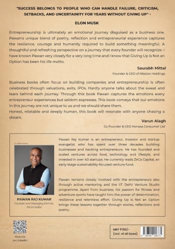 Giving Up Is Not An Option: The Untold Emotions & Lessons Behind Entrepreneurial Journeys