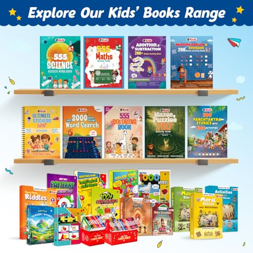 Kids' First Nursery Rhymes Padded Board Book, Colourful Illustrated Nursery Rhymes for 1-5 Years, Board Book for Toddlers