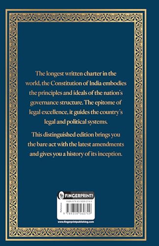 The Constitution of India (Deluxe Hardbound Edition) (Latest and Updated)