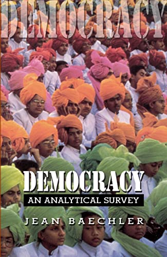 DEMOCRACY : AN ANALYTICAL SURVEY book cover