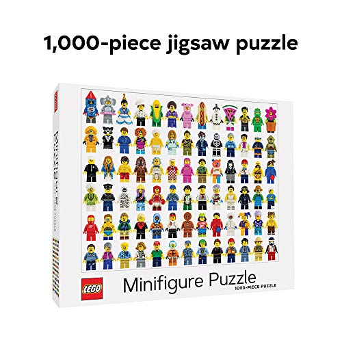 Chronicle Books Llc Lego Minifigure Puzzle: 1000-Piece - Adult