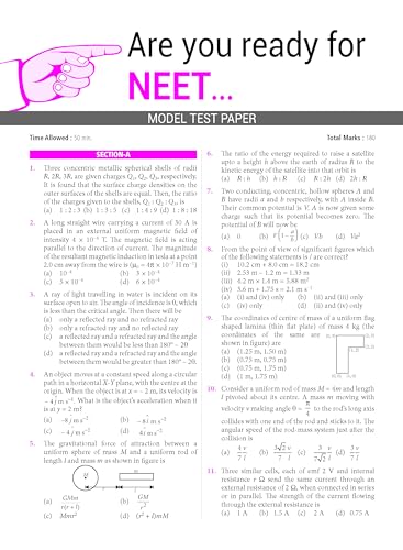 MTG Objective NCERT at your FINGERTIPS Physics - NCERT NEET/JEE Trend Indicator, Notes with HD Pages, Exam Archive & MCQs | NEET-JEE Books (Based on NCERT Latest Pattern for 2025 Exam)