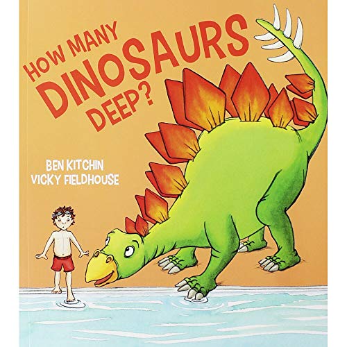 HOW MANY DINOSAURS DEEP book cover