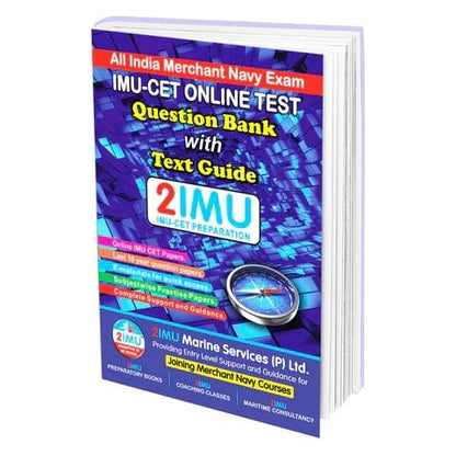 IMU CET 2026 Question Bank with Test Series Subscription - 2026 || 2IMU® Join Merchant Navy