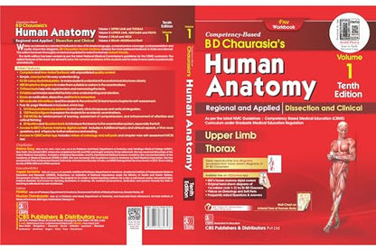 ( OLD Editon ) BD Chaurasia's Human Anatomy, 10/e Vol - 1 , Regional and Applied Dissection and Clinical Upper Limb Thorax (PB- 2024)--with Free ... (PB-2023) B.D. CHAURASIAS and Krishna Garg)