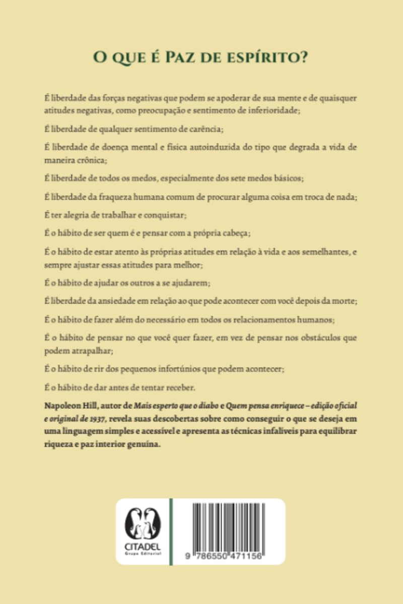 Como enriquecer com paz de espírito