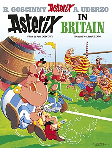 ASTERIX ALBUM 08: ASTERIX IN BRITAIN by Albert Uderzo book cover