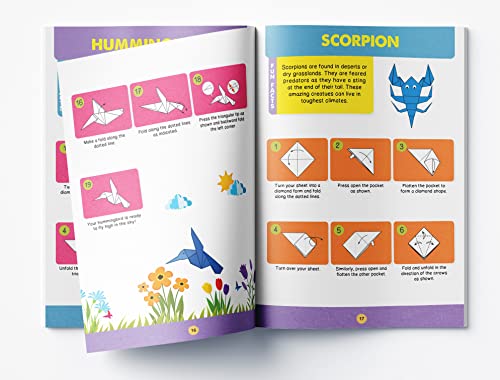 Origami: Step-by-Step Introduction to Paper Folding | Activity Book for Children Level 3 (Advanced) | Ages 8–12 | Hours of Creative Learning