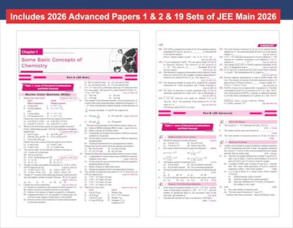 Disha Errorless 49 Years JEE Advanced (1978 - 2026) & 25 Year JEE Main (2002 - 2026) CHEMISTRY Chapter-wise & Topic-wise PYQs Book 22nd Edition | Solved Papers Question Bank in NCERT Flow for JEE 2026