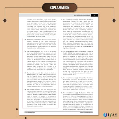 CLAT Books for Preparation 2027 | 12 Years (2015-2026) Previous Year Solved Papers with Detailed Solutions | Topic Wise CLAT PG books for preparation 2027 - LLM & all Law Entrance Exams | IFAS