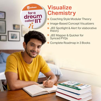 Arihant Visualize Inorganic Chemistry for JEE Main & Advanced 2026-2027 | Complete JEE Blueprint with Concept Visualizers, Modular Theory & Exercises, Theory–PYQ Syncing & JEE Spotlight