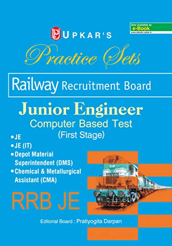 PracticeSets Railway Recruitment Board Junior Engineer Computer Based Test (First Stage) book cover