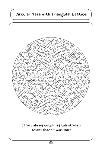 Mazes Book for Brilliant Minds - Brain Puzzles for Adults - Advance Level - Activity Book for Adults - Brain Games for Grown Ups and Seniors - ... - Brain Relaxing Mazes - Best for Gifting