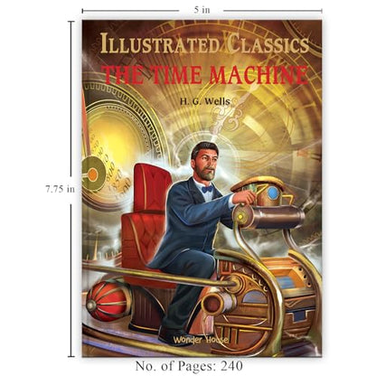 Time Machine: Illustrated Abridged Children Classics English Novel With Review Questions(Hardback)