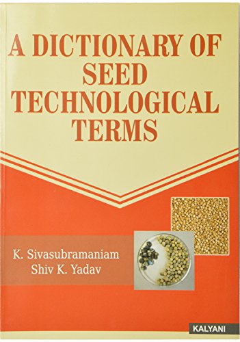 A Dictionary of Seed Technological Terms book cover