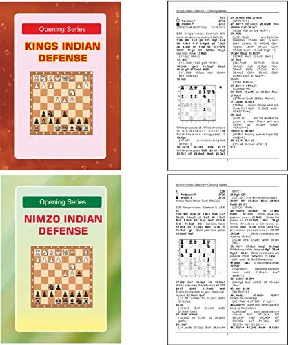 Chess Opening Series - French Defene, Sicilian Dragon, London System, Caro-Kann, King Indian, Nimzo-indian, Ruy-Lopez, Najdorf, Catalan, Sveshnikov - A set of 10 Books