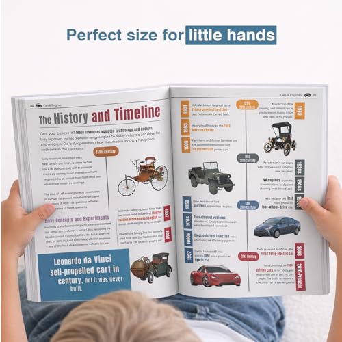 My Very First Cars and Engines Encyclopedia for Kids Age 8+ – Fun STEM Book to Learn About Vehicles, How Engines Work & More | Builds Knowledge & Encourages Screen-Free Learning