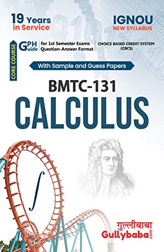 Gullybaba IGNOU BSCG 1st Sem BMTC-131 Calculus in English (Latest Edition)