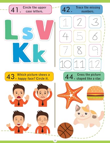 Brilliant Brain Activity Book for Kids Ages 3–4 | Fun Educational Workbook with Puzzles, Tracing, Alphabet, Numbers, Shapes & More | Early Learning for Preschool & Kindergarten