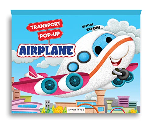 Pop-Up Transport - Airplane - Gorgeously Illustrated Pop-Up Book For Children - Learn About The World Of Airplanes And What All They Do