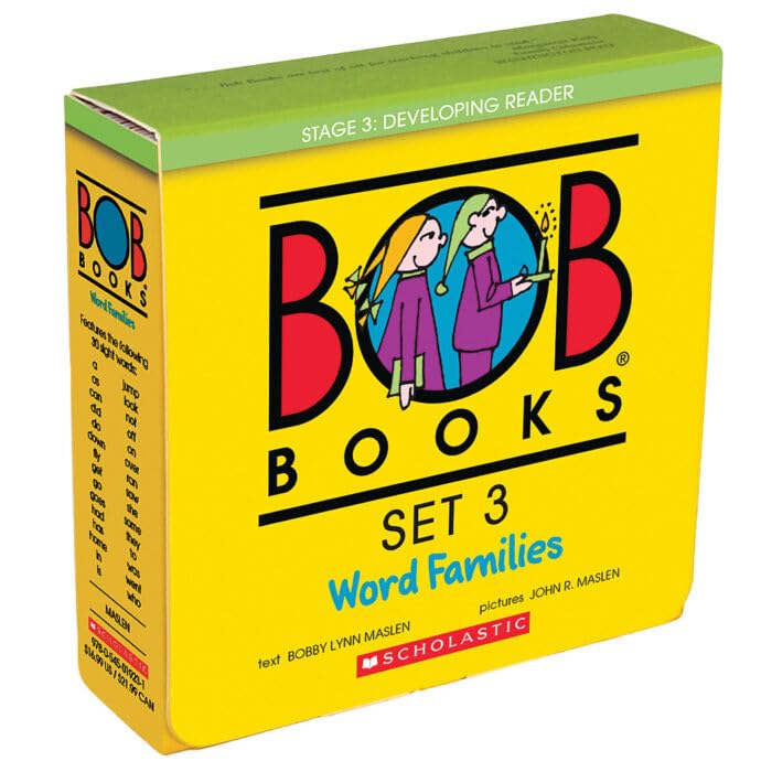 BOB BOOKS #3: WORD FAMILIES book cover