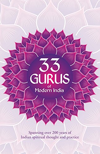 33 Gurus Of Modern India book cover