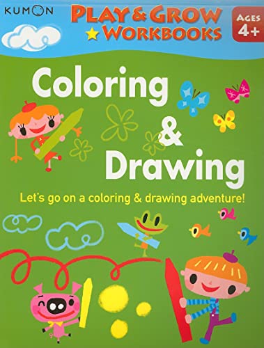 PLAY AND GROW COLORING & DRAWING book cover