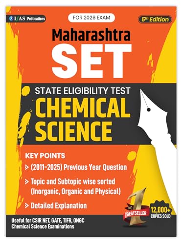 MH SET Chemistry Book 2026 | Previous Year Solved Papers (2011- 2025) with Detailed Solutions | Best Seller Chemical Science PYQ Book for Maharashtra SET Chemistry Exam | IFAS Publications