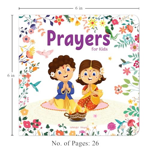 Prayers for Kids – Illustrated Prayer Book for Children: Simple Daily Prayers in English, Hindi & Sanskrit for Easy Understanding | Introduces Faith, ... Readers | Ages 3+: Prayers in Three Languages