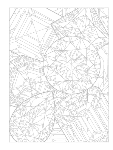Creative Haven Gemstones Color by Number (Adult Coloring Books: Art & Design)