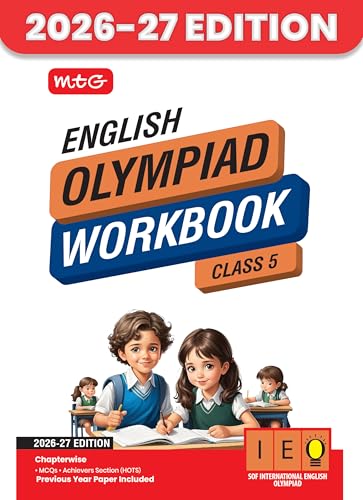 MTG International English Olympiad (IEO) Workbook Class 5 - Chapter-wise MCQs with Achievers Section - SOF Olympiad Books For 2026-27 Exam