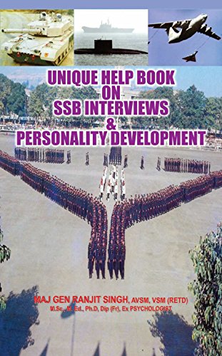 Unique Help Book on SSB Interviews & Personality Development by Maj Gen Ranjit Singh
