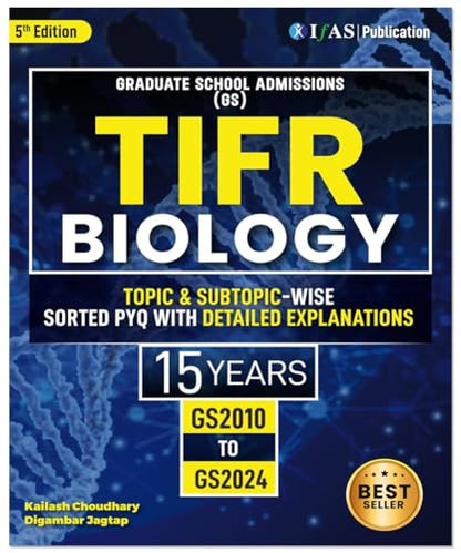 IIT JAM Biotechnology and TIFR Biology Previous Year Solved Paper Book- Topicwise Sorted PYQs with Detailed Explanation - 22 Years (2005 - 2026) | ... (TIFR Biology & IIT JAM Biotechnology Book)
