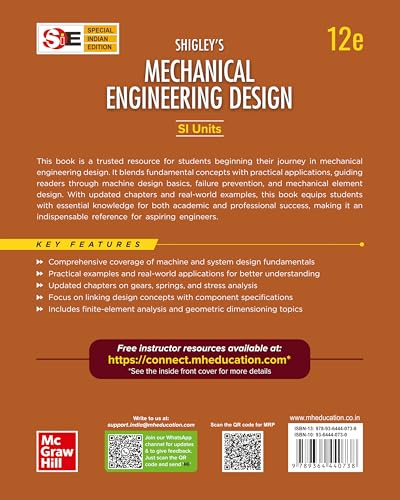 Shigley's Mechanical Engineering Design | SI Units | 12th Edition | J. Keith Nisbett & Richard G. Budynas