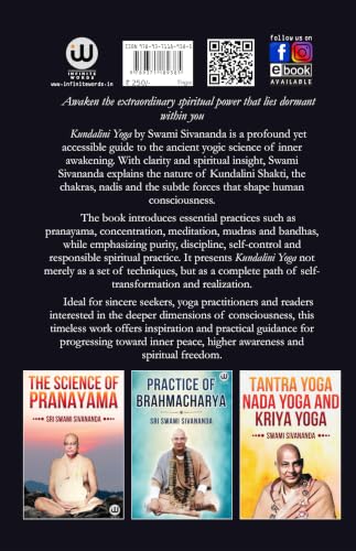 Kundalini Tantra Yoga Book in English | Om Sri Swami Sivananda Books | The Serpent Power On Chakra Healing Asana Pranayama Mudra Bandha By Spiritual Satyananda Hatha Kriya Meditation Saraswati Rajyog