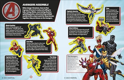 Marvel Avengers Glow in the Dark Sticker Book: With More Than 100 Stickers