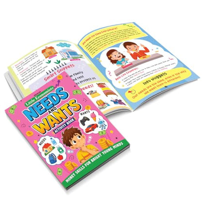 Little Economist- Wants and Needs- Financial Literacy Book for Kids Ages 7- 12