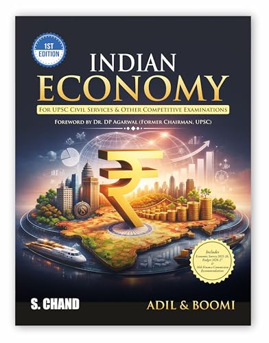 Indian Economy Book 2026 - 2027 for UPSC Civil Services Exam & State PSC Competitive Exams (Prelims + Mains) JAIIB/CAIIB | PYQ Previous Year Question | Taxation, Public Finance, Budget/Economic Survey