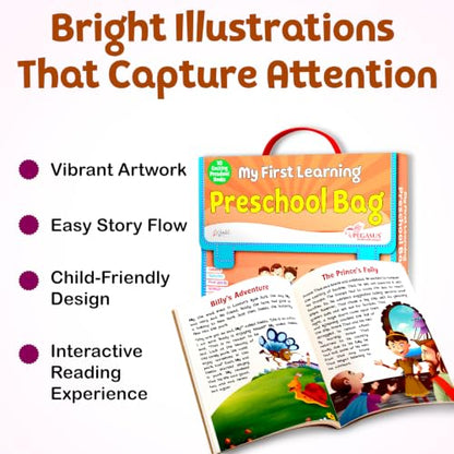 My First Learning Preschool Bag - Set of 10 Exciting Preschool Books