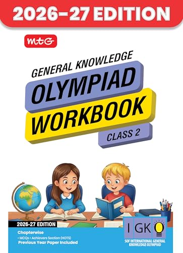 MTG International General Knowledge Olympiad (IGKO) Workbook Class 2 - Chapter-wise MCQs with Achievers Section - SOF Olympiad Books For 2026-27 Exam