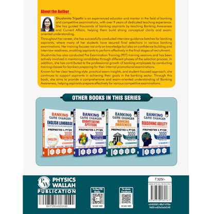 PW Banking Game Changer Banking Awareness Prepnotes & 3000+ PYQs By Shushmita Mam For 2026-27 Exams | Chapterwise Theory with 15 Online CBT Tests | ... & Clerk, SBI PO & Clerk, RRB PO & Clerk Exams