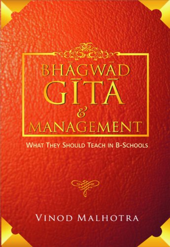 Bhagwad Gita and Management book cover