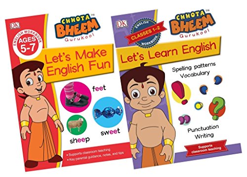 Chhota Bheem Gurukool (Pack 4) Combo of Two Books book cover