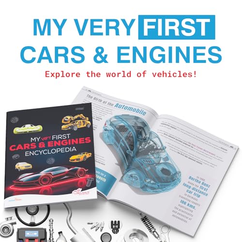 My Very First Cars and Engines Encyclopedia for Kids Age 8+ – Fun STEM Book to Learn About Vehicles, How Engines Work & More | Builds Knowledge & Encourages Screen-Free Learning