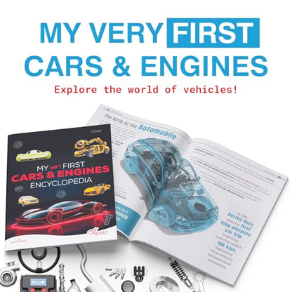 My Very First Cars and Engines Encyclopedia for Kids Age 8+ – Fun STEM Book to Learn About Vehicles, How Engines Work & More | Builds Knowledge & Encourages Screen-Free Learning