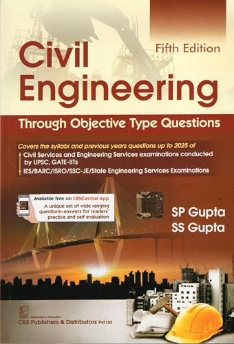CIVIL ENGINEERING THROUGH OBJECTIVE TYPE QUESTIONS 5TH EDITION , 2026