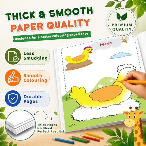 Super Jumbo Colouring Book (Animals & Birds)